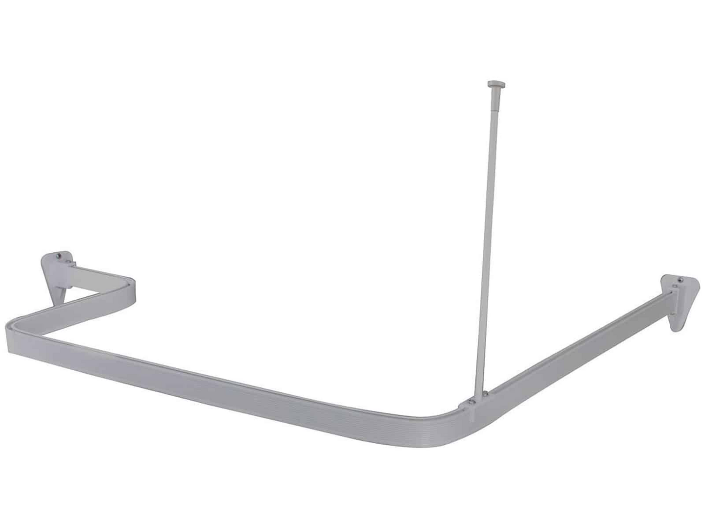 Suihkuverhotanko Pisla Flexi hopea