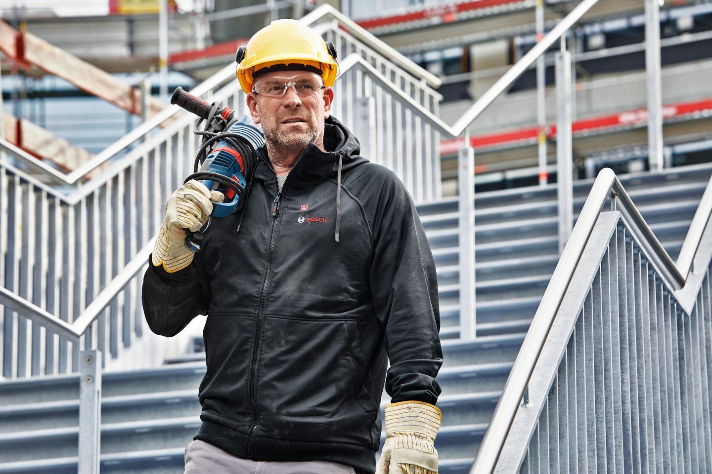 Lämpöhuppari Bosch GHH 12/18V XA 1x2,0Ah GAA 12V-21