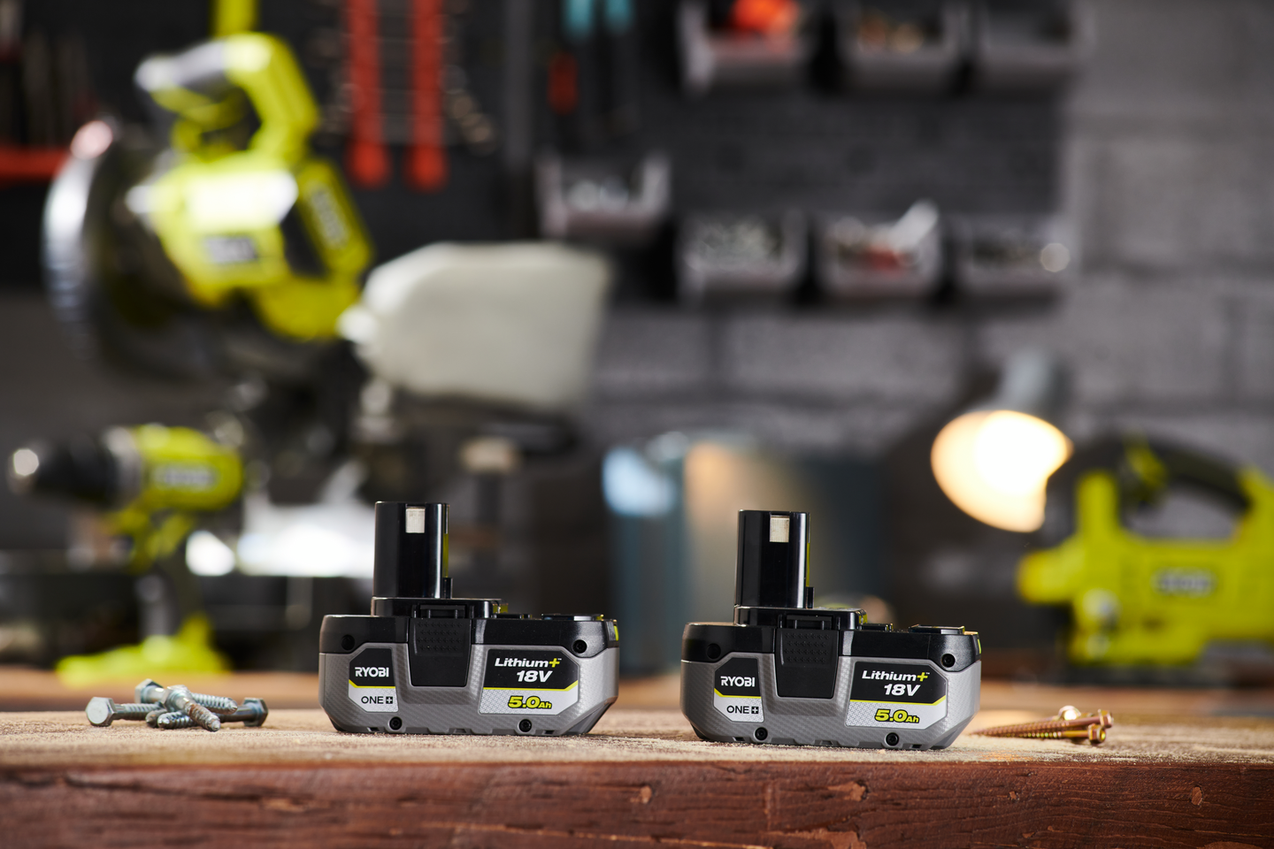 Akkupaketti Ryobi RB1850X2 18V ONE+ 2x5,0Ah