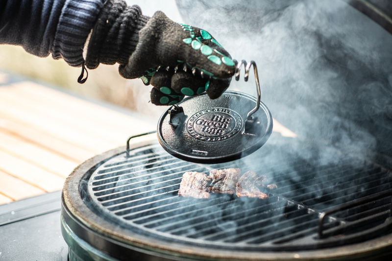 Pihviprässi valurautainen Big Green Egg