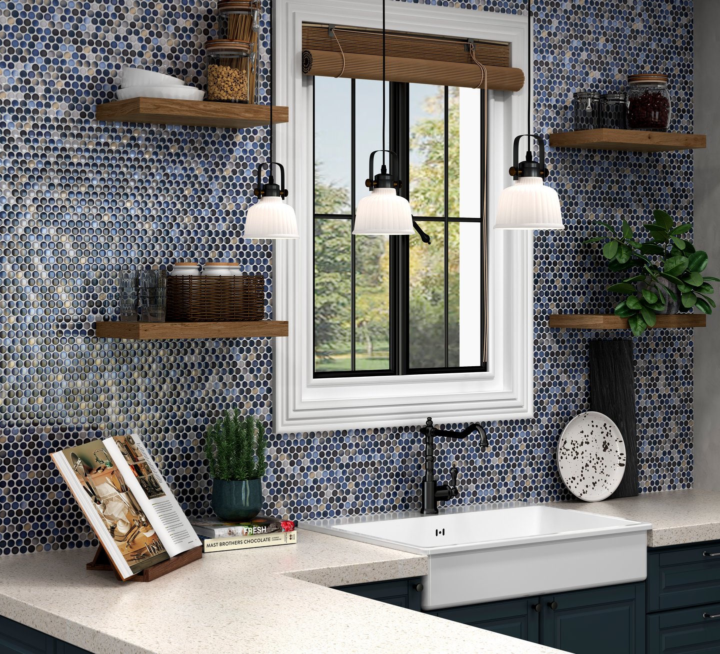 Mosaiikki Cello Penni 1,9/29,1x31,5 kiiltävä moniväri