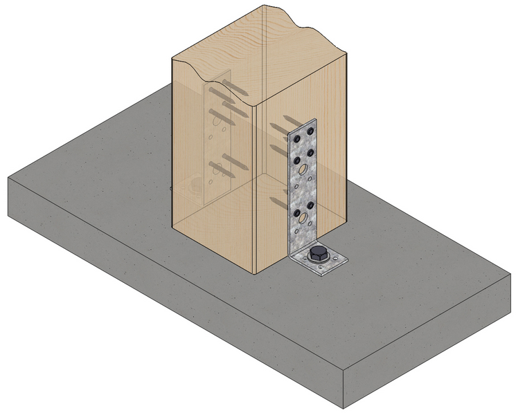Kulmalevy Paslode 160x50x3x40mm V21 210668