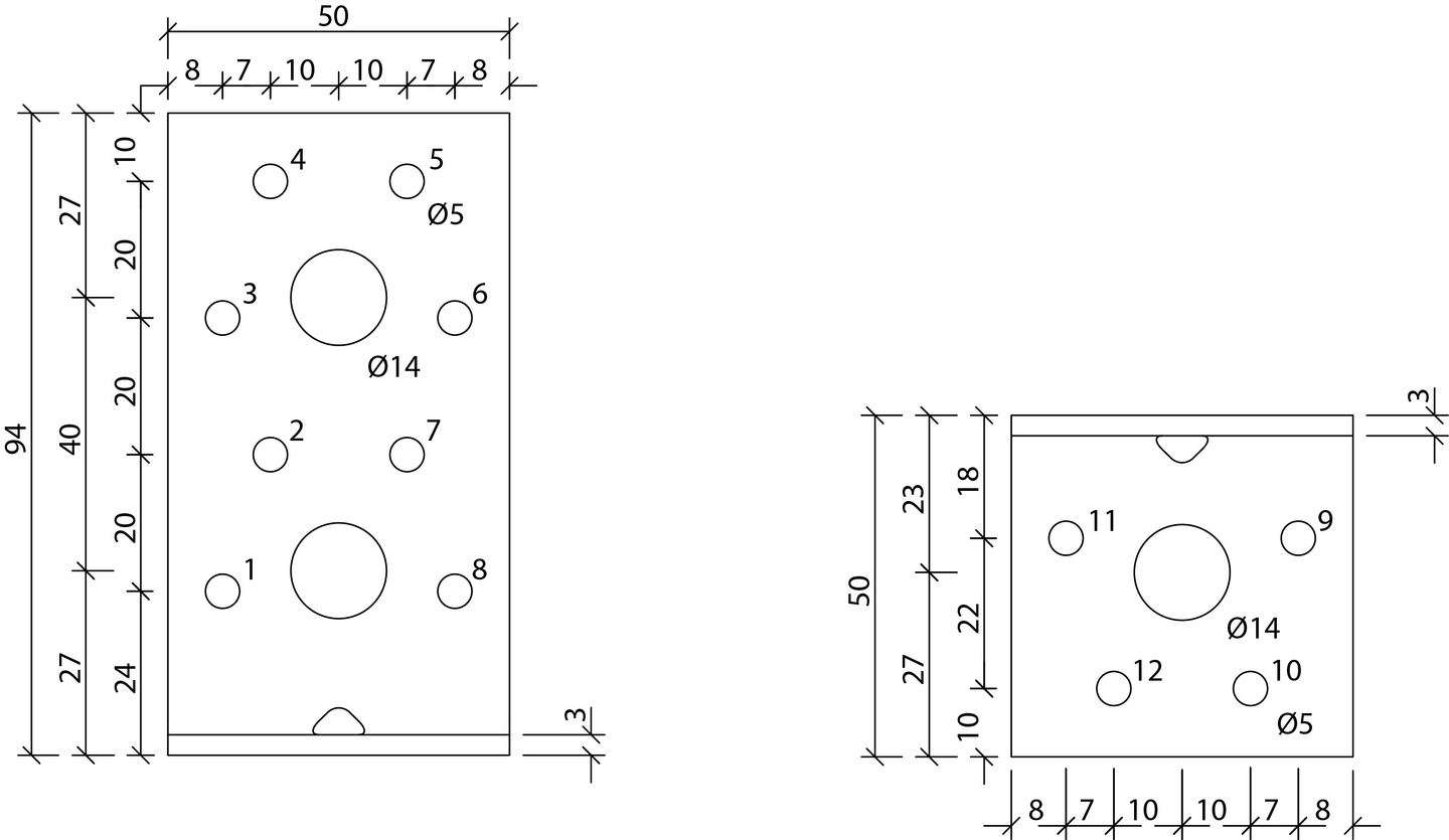 Kulmalevy Paslode 94x50x3x50mm vahvistettu V12 210783
