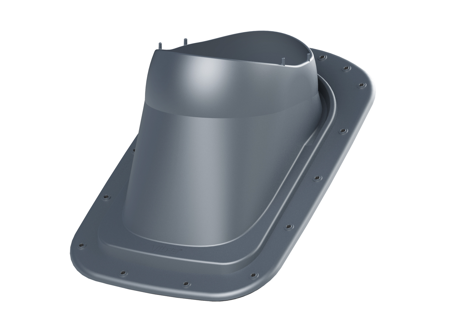 Kattolevy VILPE Classic vino läpivienti harmaa