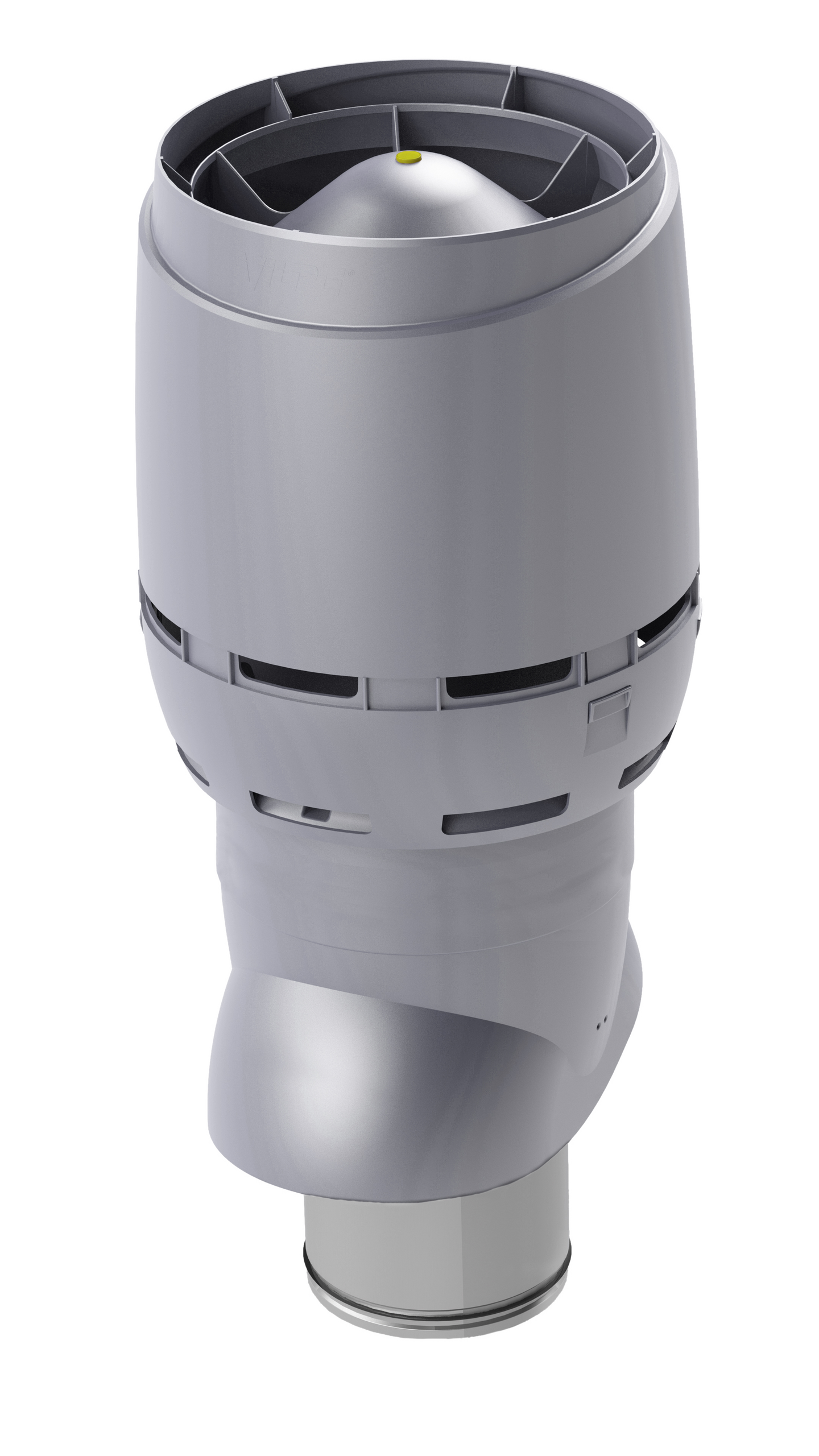 Ilmanvaihdon poisto VILPE Flow 200p/IS/700 vaaleanharmaa