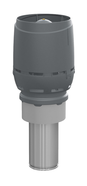 Ilmanvaihdon poisto Vilpe Flow 200C/IS/400 kartio harmaa