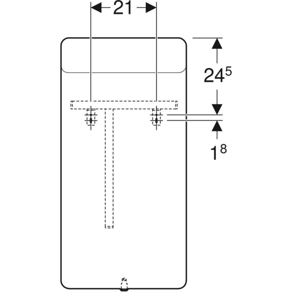Tasopeili Geberit Option valolla L40 K80cm led