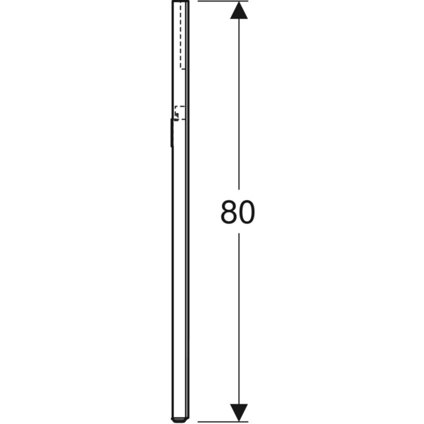 Tasopeili Geberit Option valolla L40 K80cm led