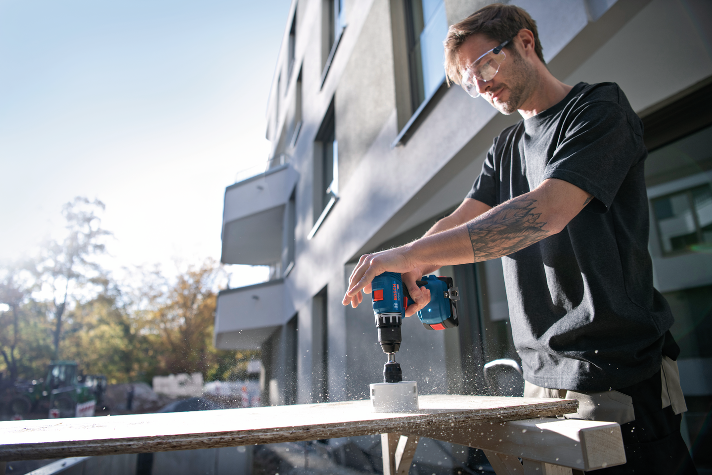 Akkuporakone Bosch GSR 18V-45 2x3,0Ah L-Boxx