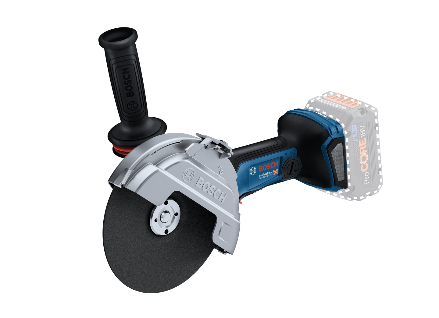 VINKELSLIP BOSCH GWS 18V-180 PC SOLO