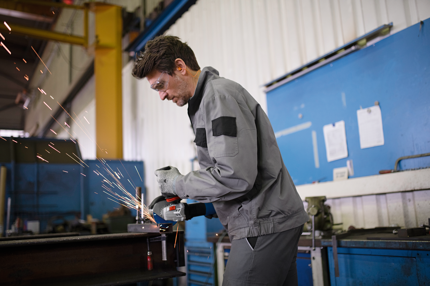 Kulmahiomakone Bosch GWS 14-125 S Case