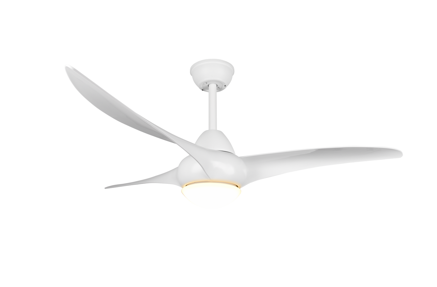 Tuuletinplafondi TRIO Alesund Led 2000Lm Mattavalkoinen