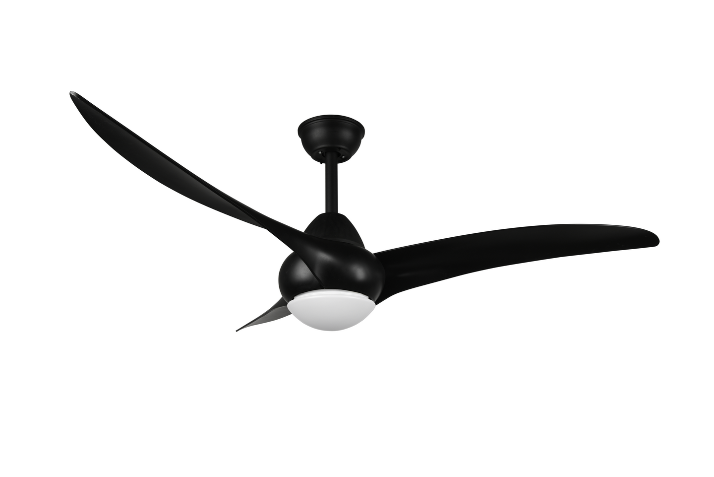 Tuuletinplafondi TRIO Alesund Led 2000Lm Mattamusta