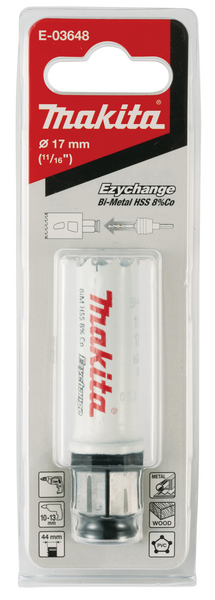 Reikäsahanterä Makita Ezychange BiM 8% koboltti 17mm