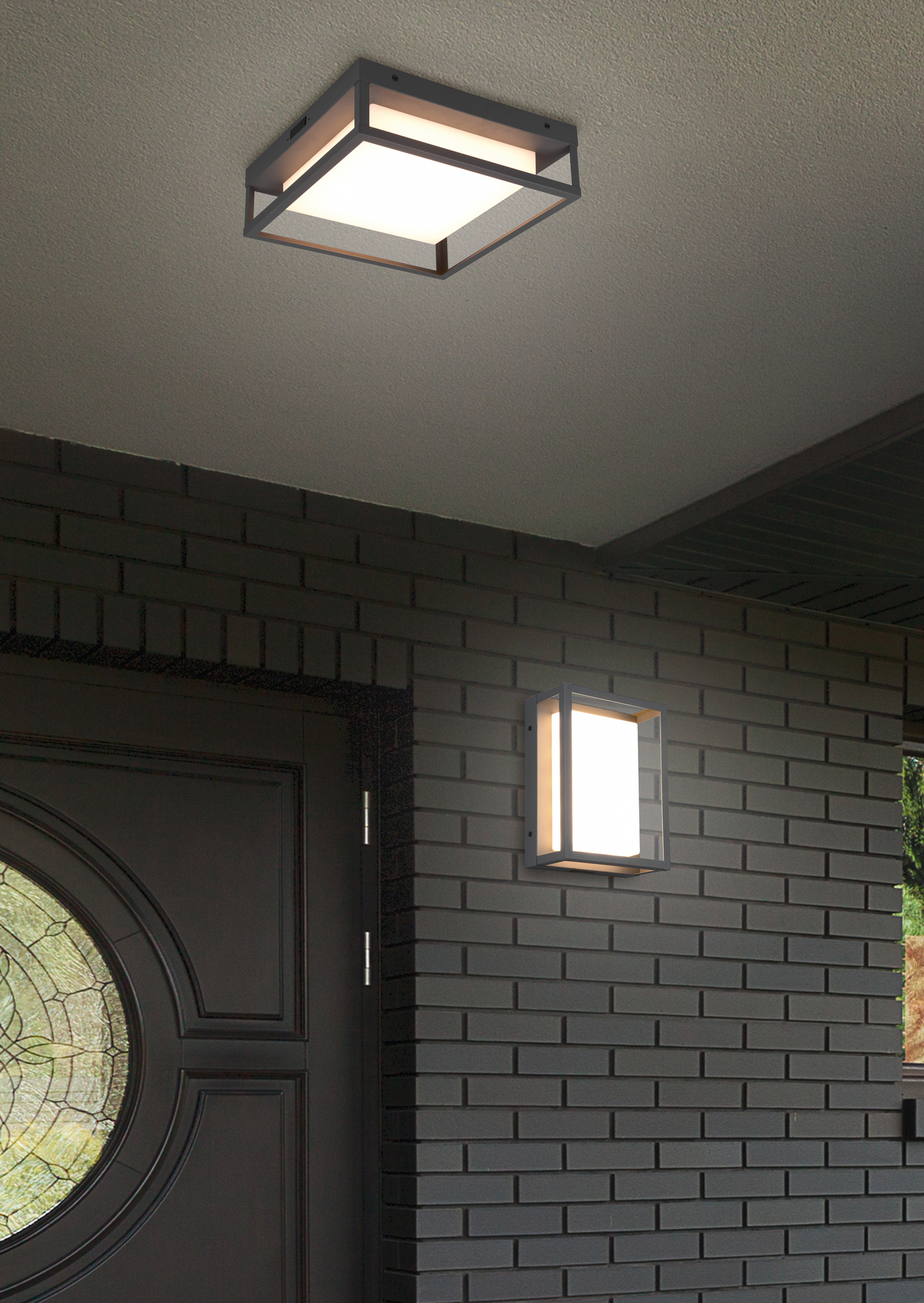 Ulkoseinävalaisin TRIO Witham led 1100lm antrasiitti