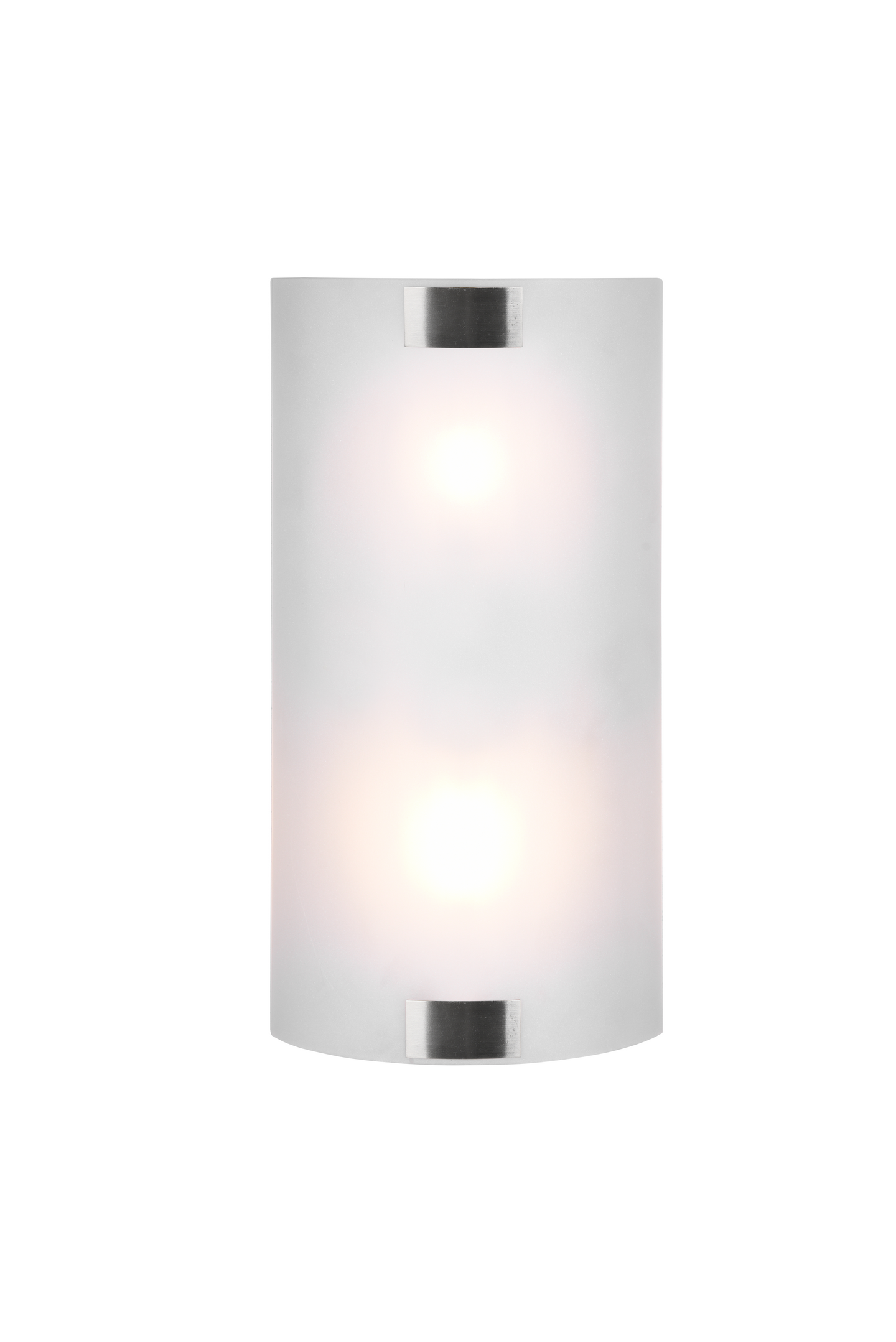 Seinävalaisin TRIO Pura 2xE27 40cm harjattu teräs