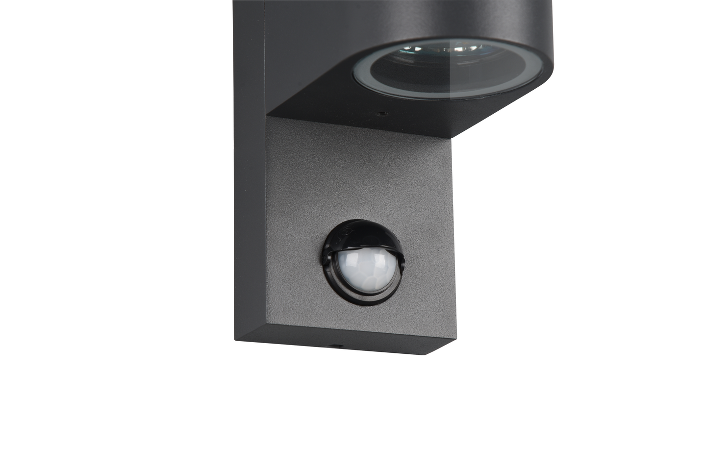 Ulkoseinävalaisin TRIO Roya 2xGU10 pyöreä antrasiitti liiketunnistin