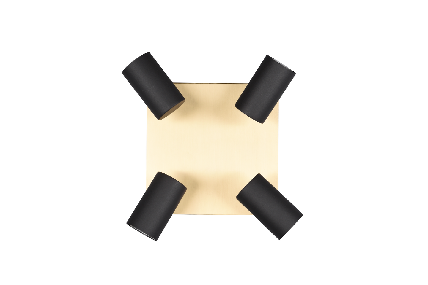 Spotti TRIO Marley GU10 4-osainen musta/kulta