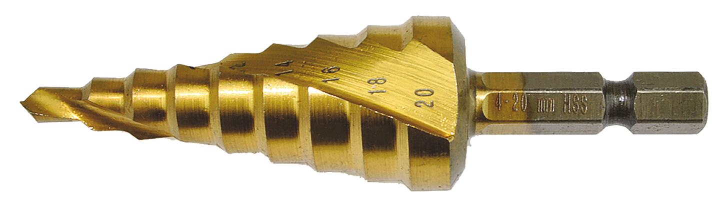 Porrasporanterä Makita 4 – 20mm, TiN-pinnoite