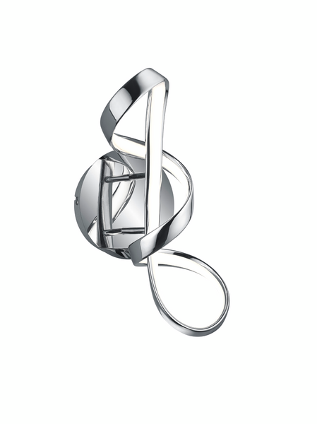 Seinävalaisin TRIO Perugia led 2400lm 4000K kromi