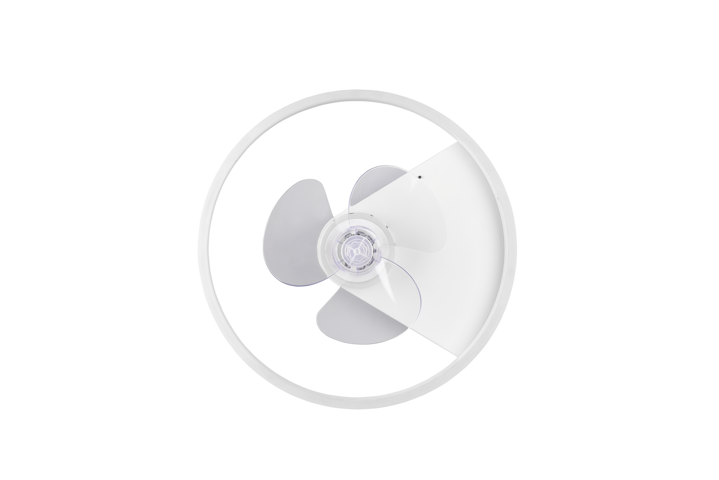 Tuuletinplafondi TRIO Borgholm led 3000lm mattavalkoinen