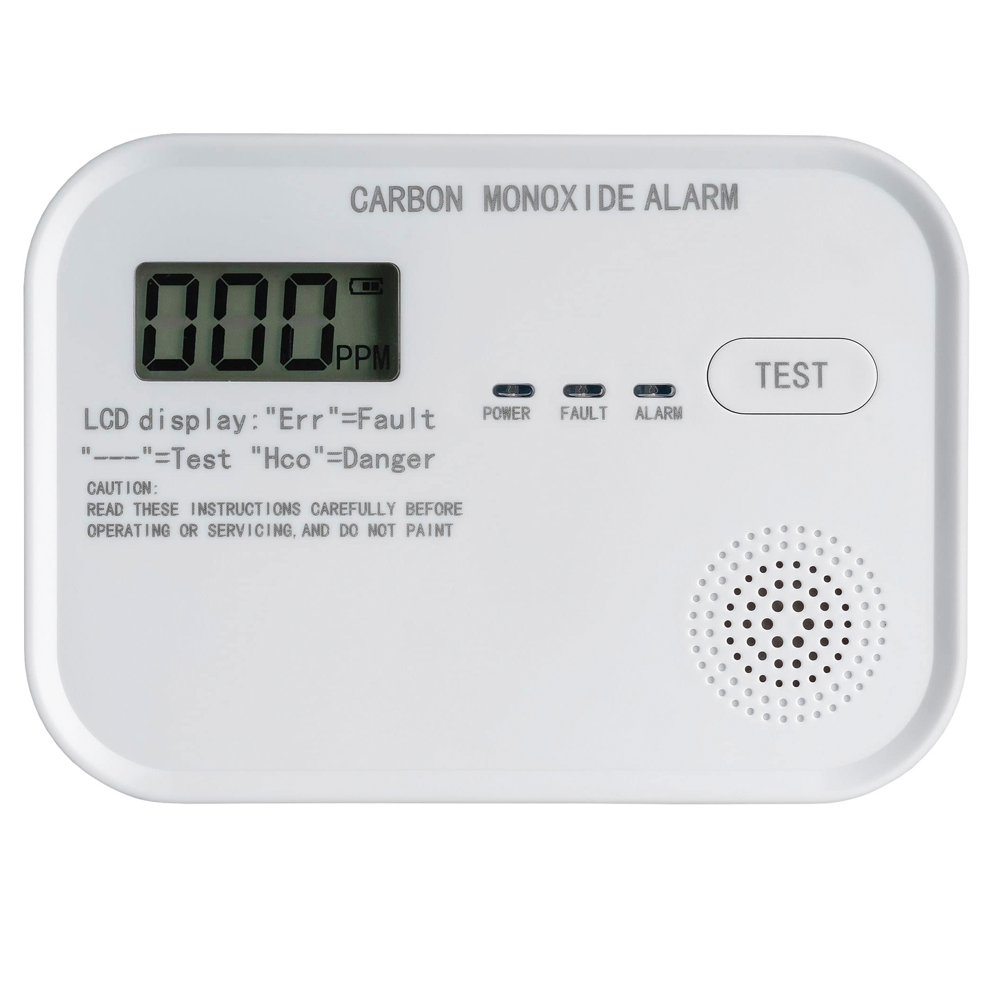 Häkävaroitin OPAL 3x1,5V LCD-näyttö