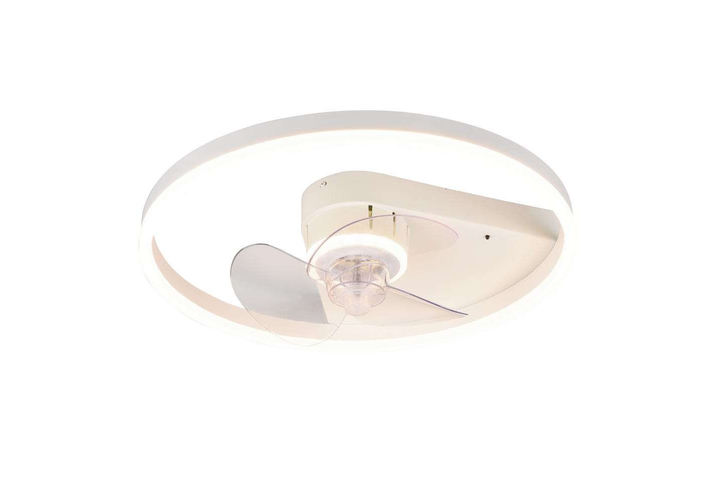 Tuuletinplafondi TRIO Borgholm led 3000lm mattavalkoinen