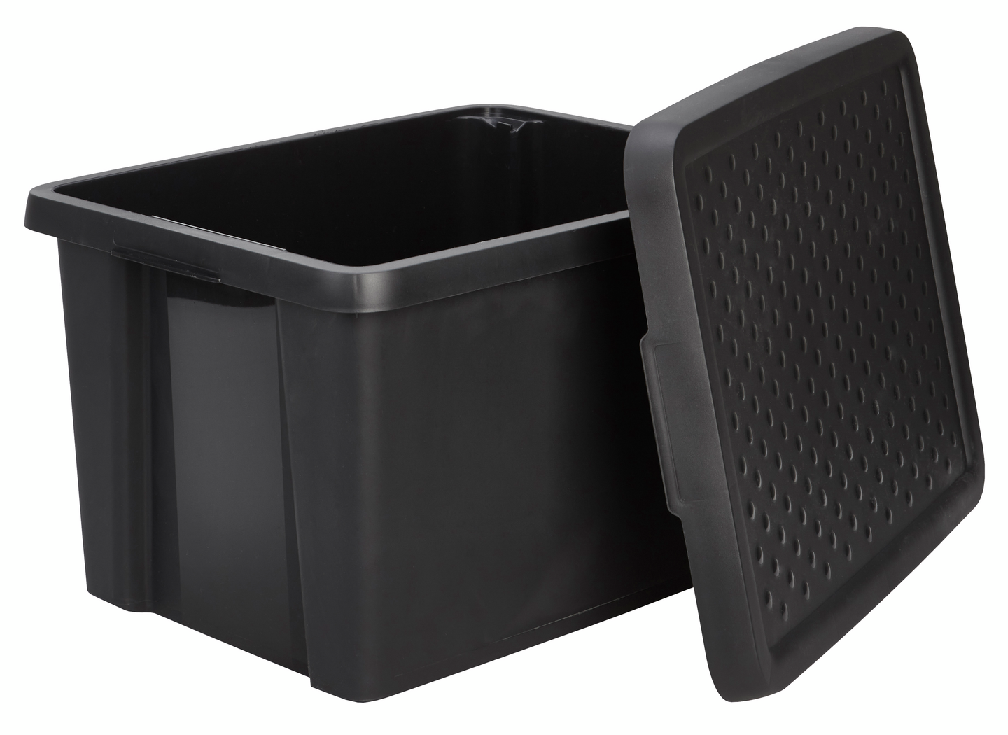 Säilytyslaatikko Goodiy Black 26L kannella