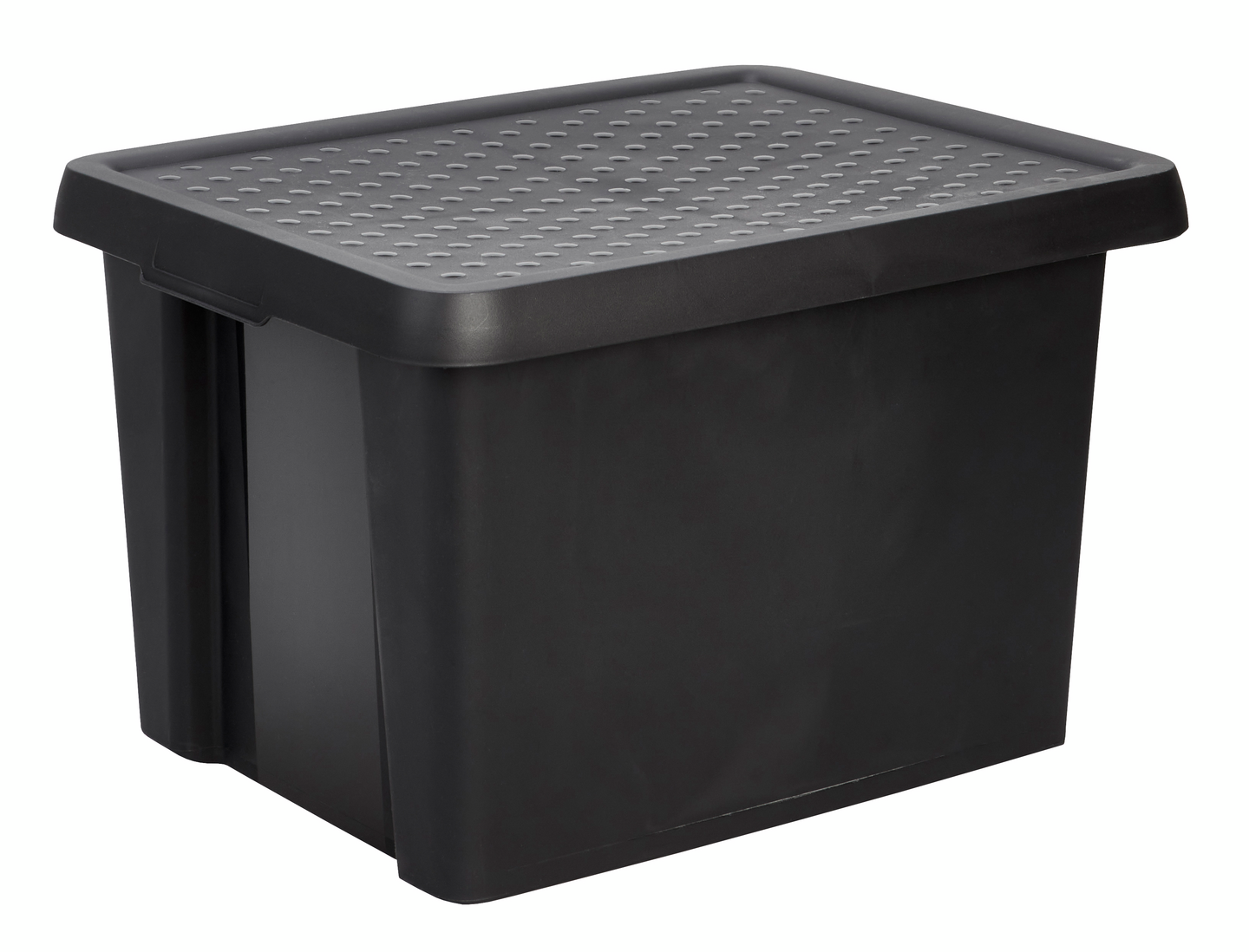 Säilytyslaatikko Goodiy Black 26L kannella