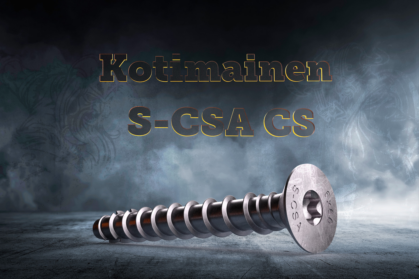 Betoniruuvi Sormat S-CSA CS uppokanta 5x50/5 sähkösinkitty 100kpl