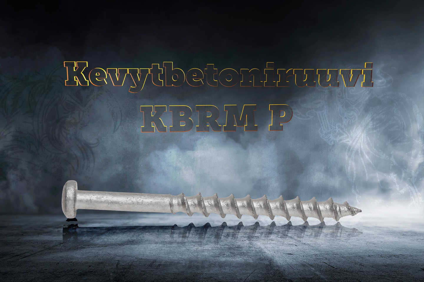 Kevytbetoniruuvi Sormat KBRM 8x65 p kupukanta T30 C4 100kpl