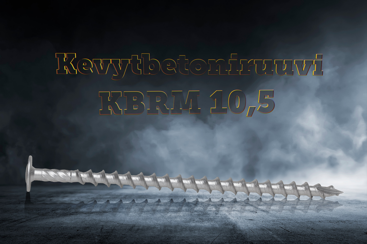 Kevytbetoniruuvi Sormat KBRM 10,5x185 laippakanta T30 C4 30kpl