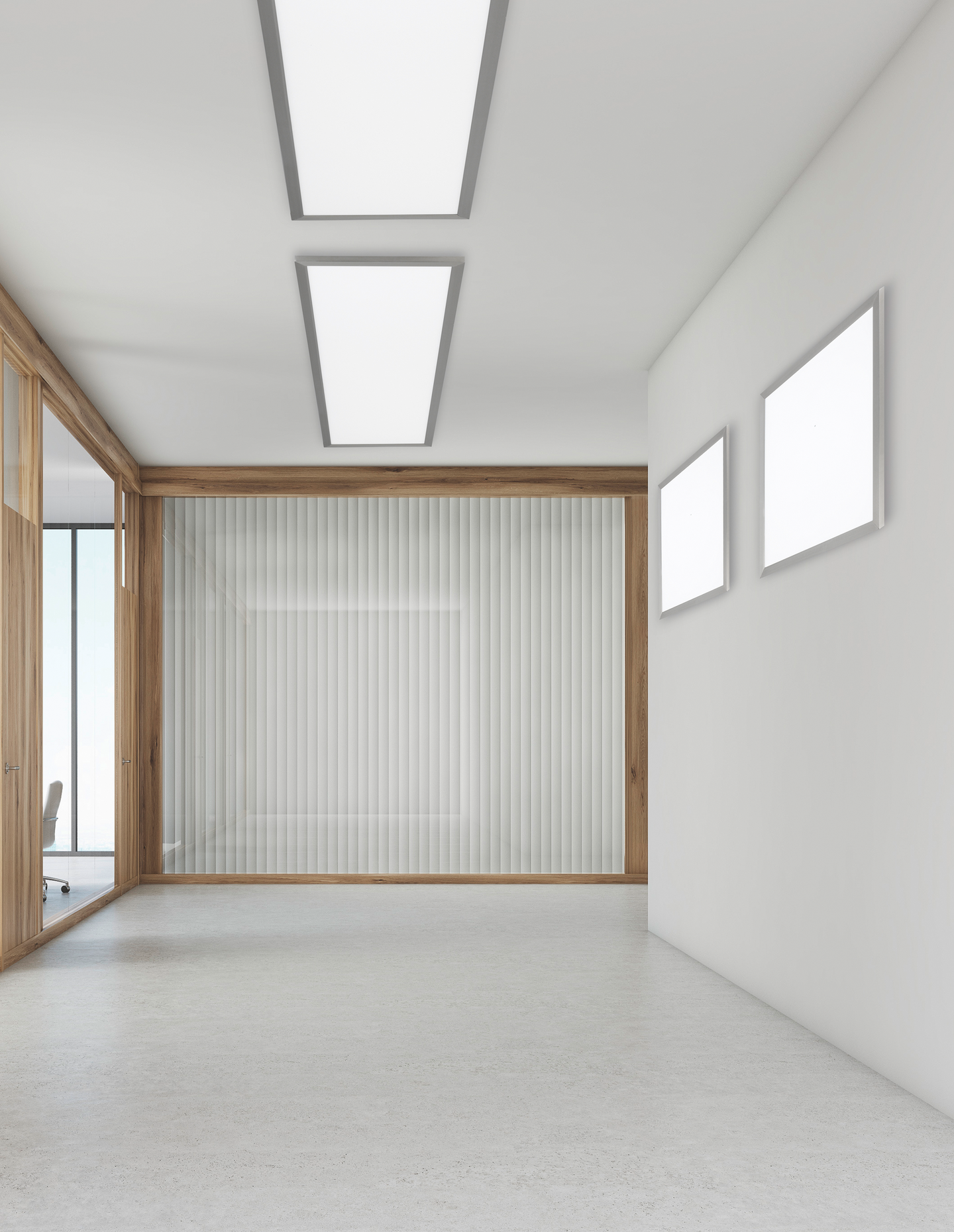 Kattovalaisin TRIO Phoenix led 3000lm 62x62cm harjattu teräs