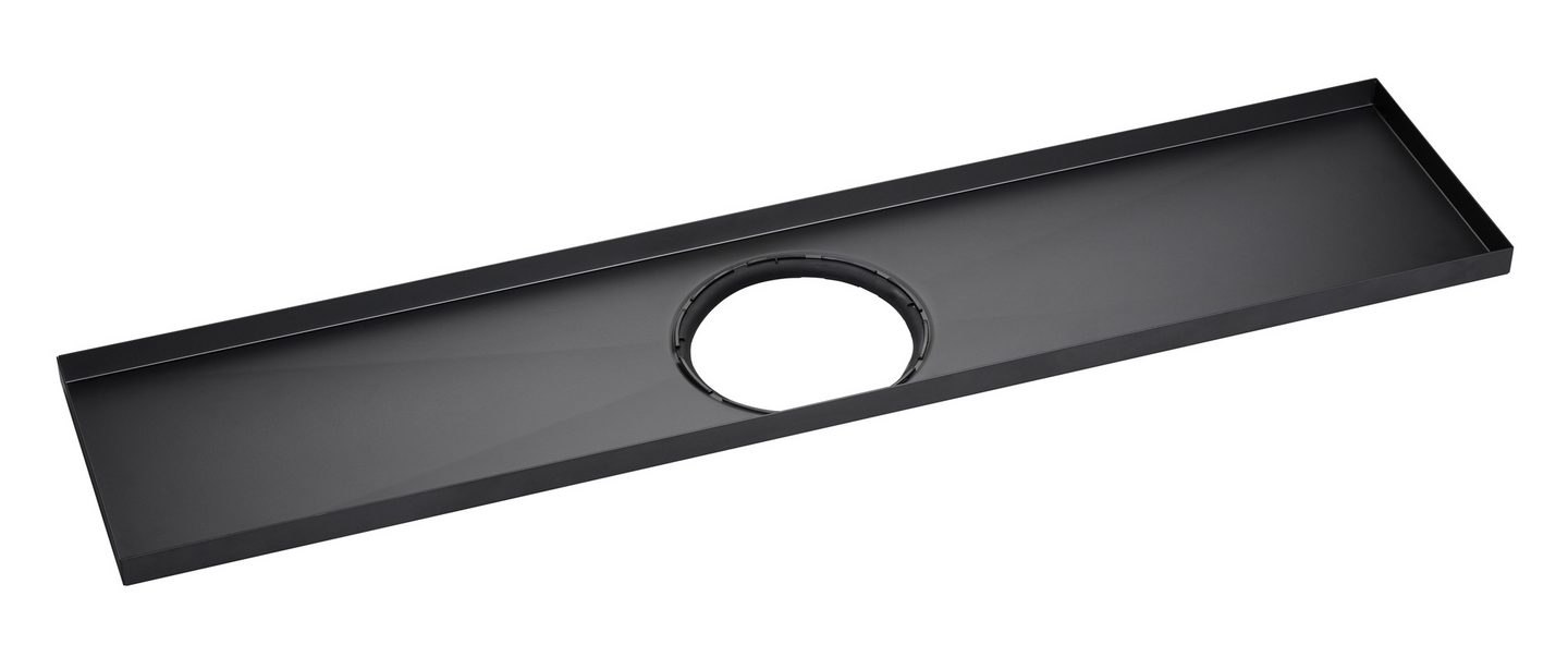 Lattiakaivon kouru Vieser Line musta