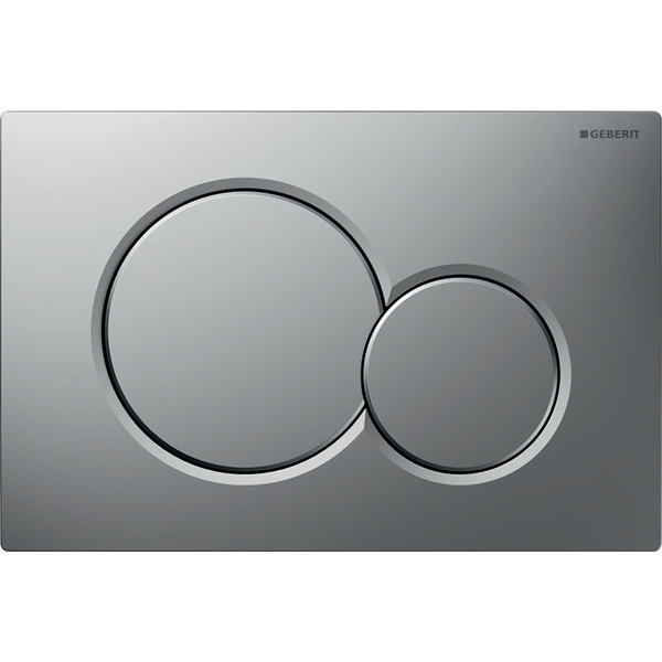 Huuhtelupainike Geberit Sigma01 lakattu mattakromi