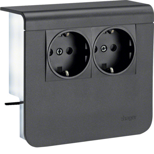Listapistorasia Hager Tehalit SL20055 2-osainen Pr musta