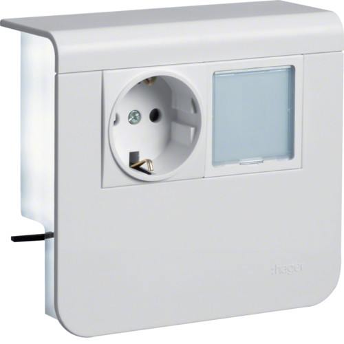 Listapistorasia Hager Tehalit SL20055 Pr+led liikenteenvalkoinen