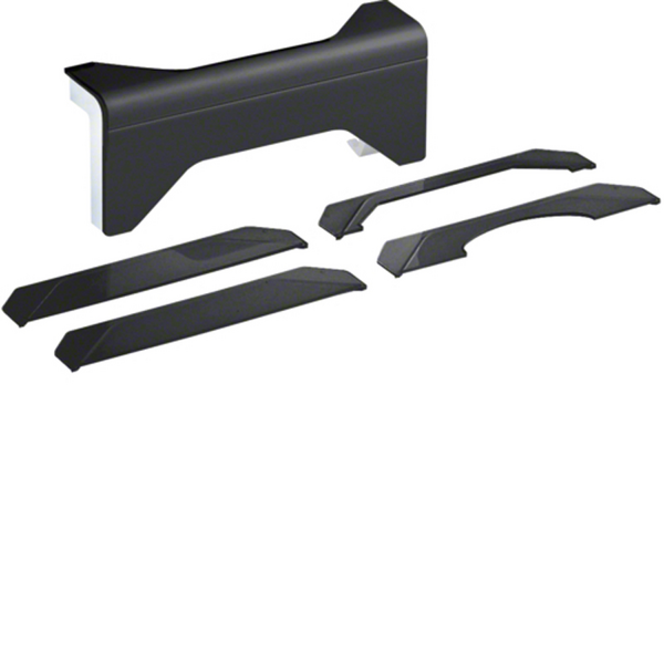 Kulmakappale Hager Tehalit SL200558 SL20x55 PC/ABS musta