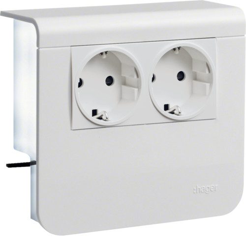 Listapistorasia Hager Tehalit SL20055 2-osainen liikenteenvalkoinen