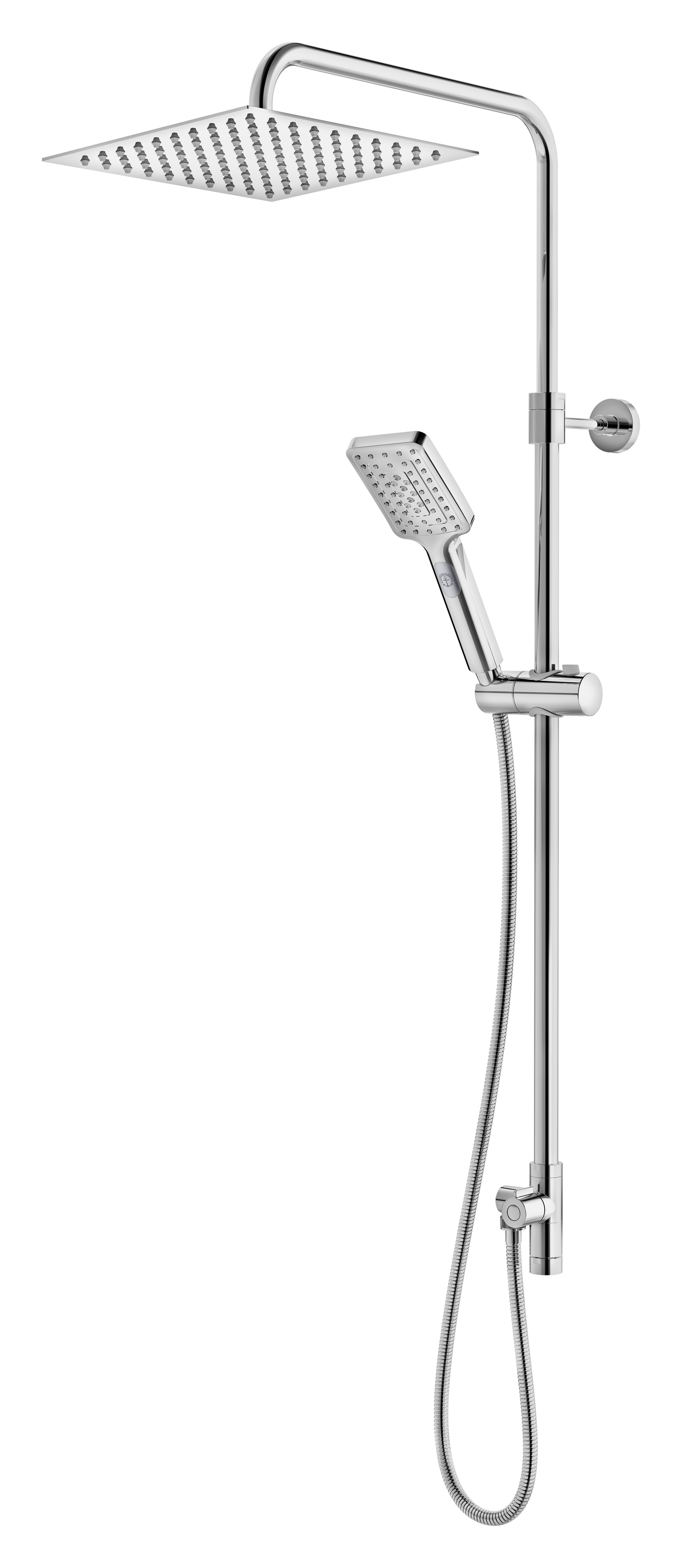 Yläsuihkusetti Gustavsberg Square vaihtimella