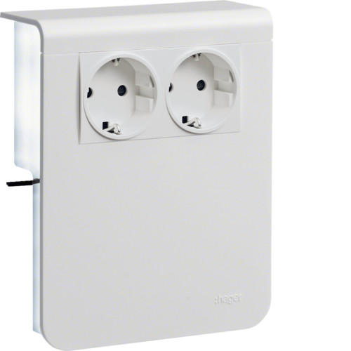 Listapistorasia Hager Tehalit SL20115 2-osainen Pr liikenteenvalkoinen