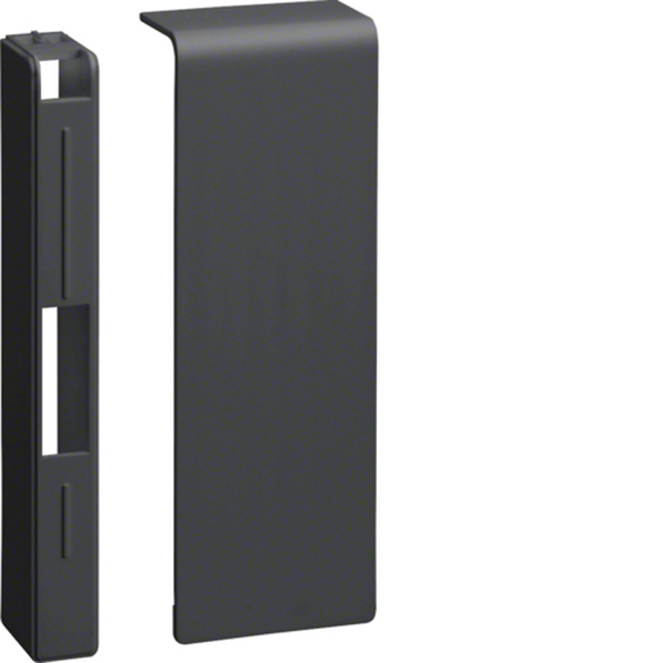 Päätykappale Hager Tehalit SL201156 SL20x115 PC/ABS musta