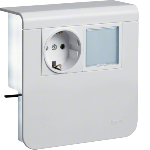 Listapistorasia Hager Tehalit SL20080 Pr+led liikenteenvalkoinen