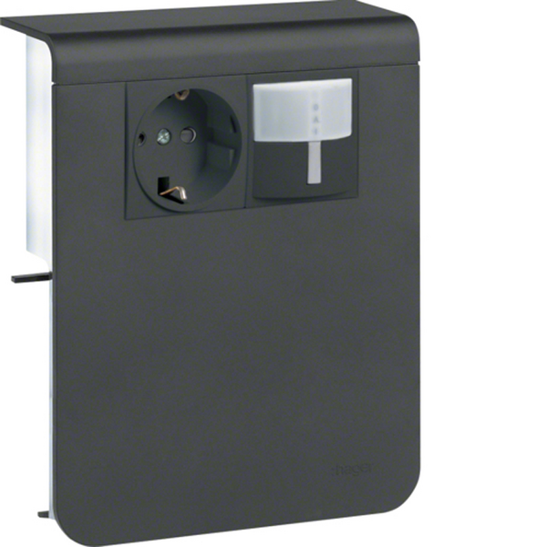 Listapistorasia Hager Tehalit SL20115 Pr+liiketunnistin 180° musta