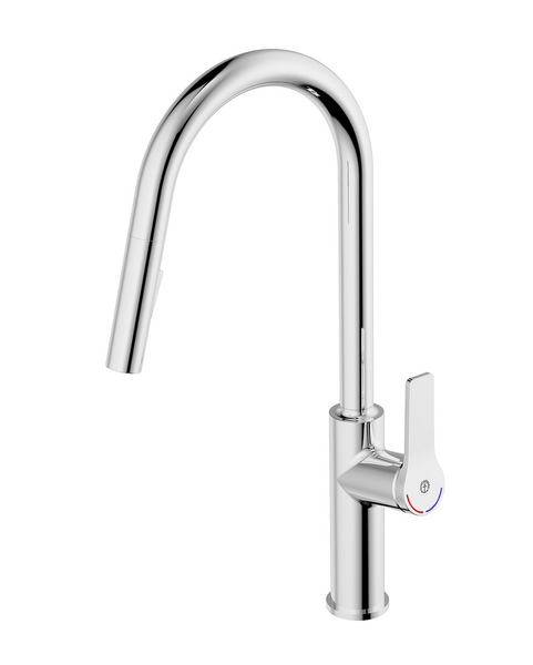 Keittiöhana Gustavsberg Epic ulosvedettävä juoksuputki kromi