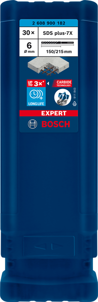 Poravasaranterä Bosch Expert SDS plus-7X 6x150x215mm 30kpl