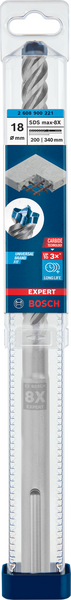 Poravasaranterä Bosch EXPERT SDS max-8X, 18 x 200 x 340 mm