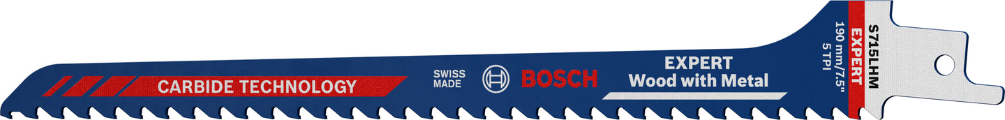 Puukkosahanterä Bosch EXPERT 'Wood with Metal' S 715 LHM, 1 kpl