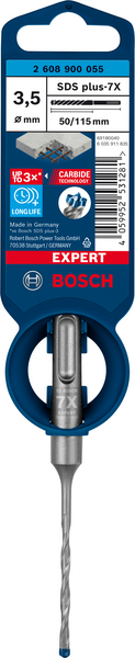 Poravasaranterä Bosch Expert SDS plus-7X 3,5x50x115mm