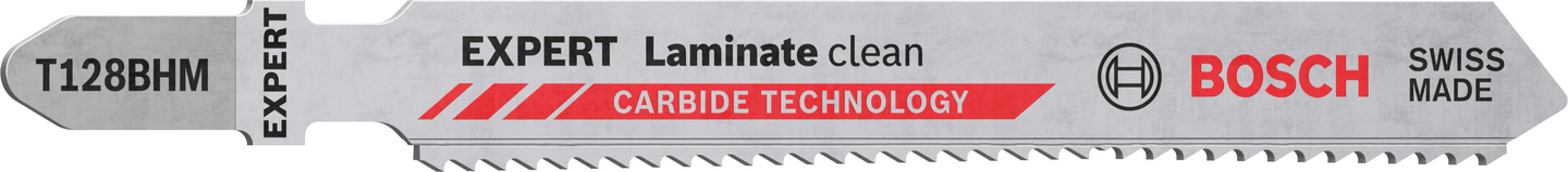 Pistosahanterä Bosch EXPERT 'Laminate Clean' T128 BHM, 3 kpl